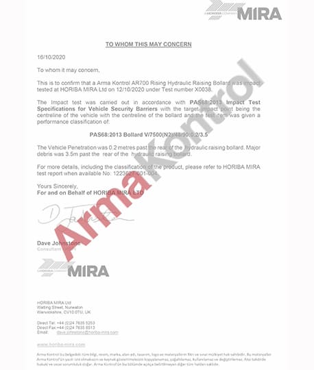 Uluslararası Sertifikalar